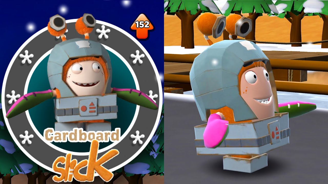 Oddbods Turbo Run Cardboard Slick - Gameplay