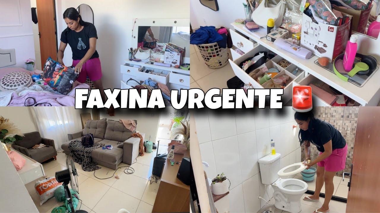 CASA TOTALMENTE BAGUN&Ccedil;ADA 😱 Olha no que deu essa faxina!