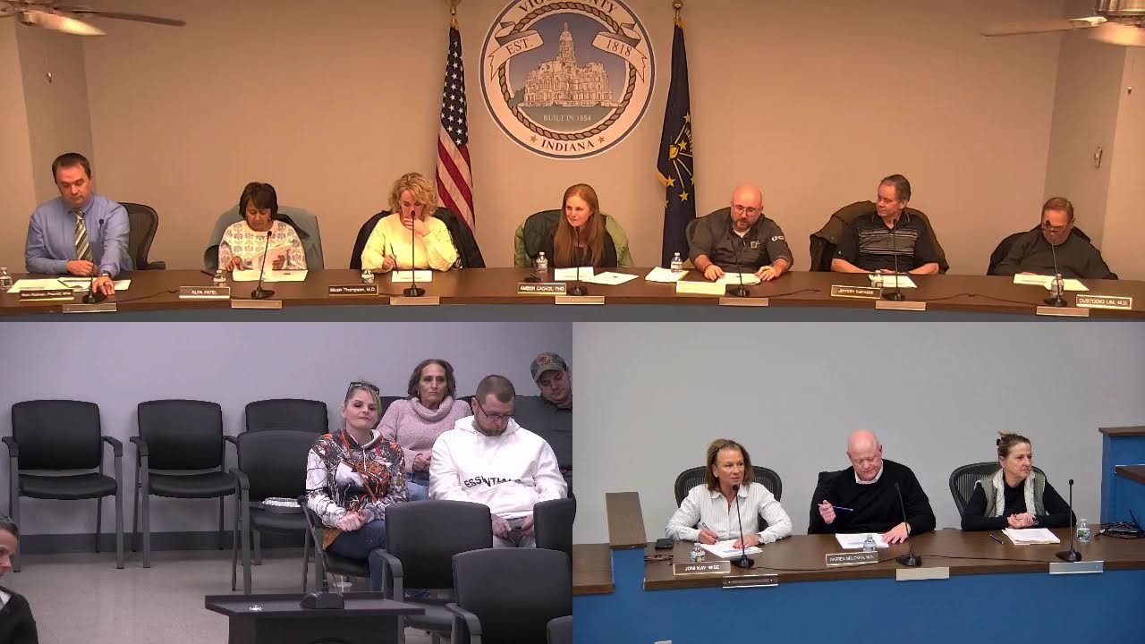 Vigo County Board of Health Meeting - 1/21/25