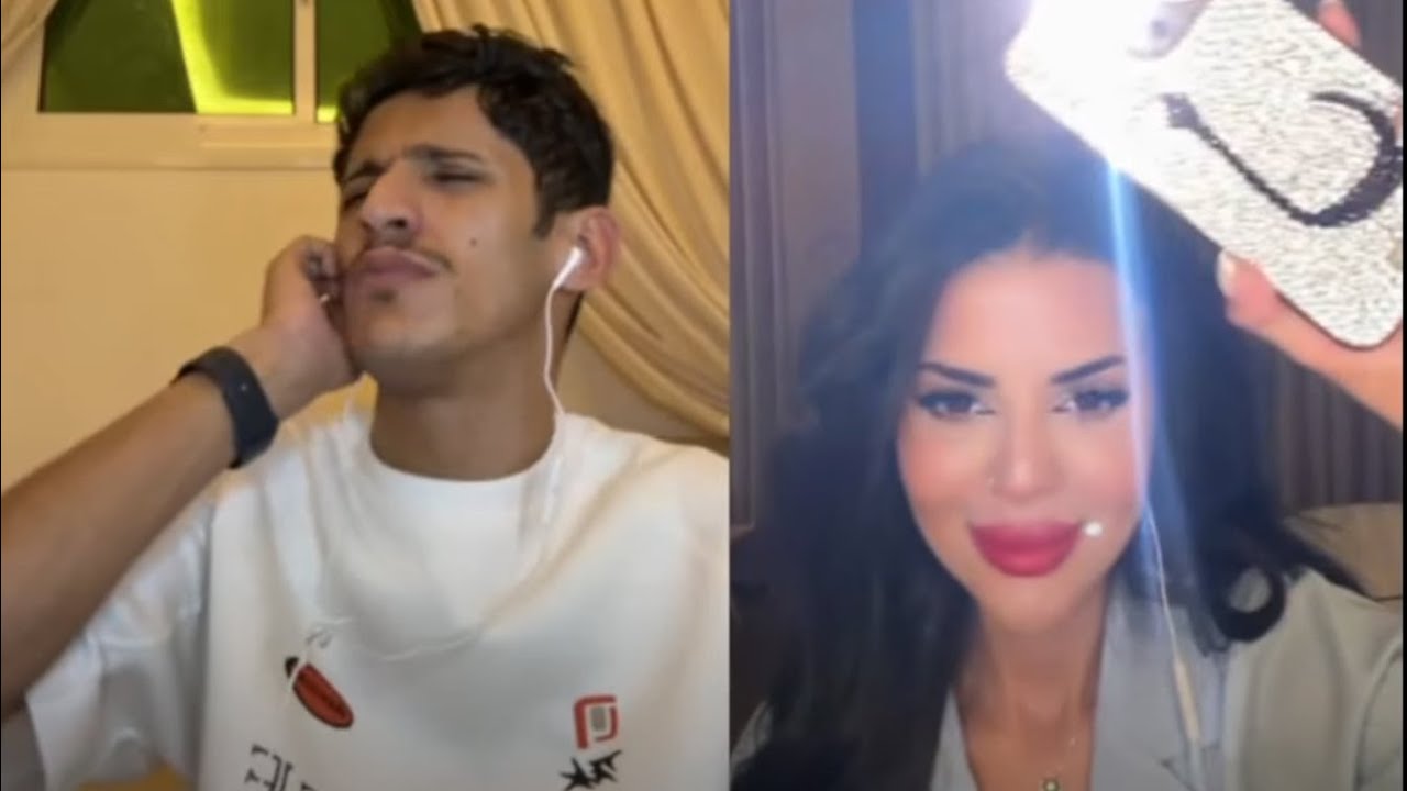 سعود بن خميس مع لولو تطلب أغنية عراقية و هي تصرخ من الابداع