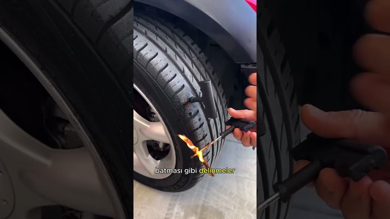 5 Dakikada Lastik Tamiri! Şaşırtıcı Kolaylık