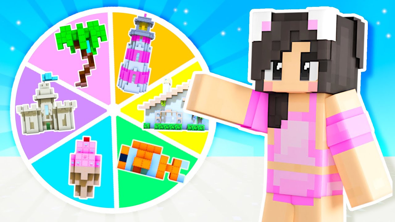 💜Wheel Spin Decides My SUMMER House In Minecraft!