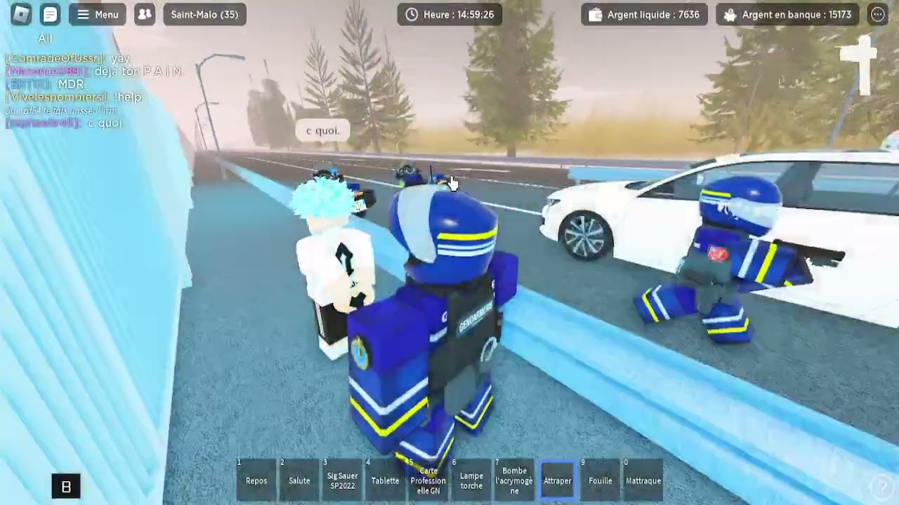 Patrouille en BMO 35 sur UDF