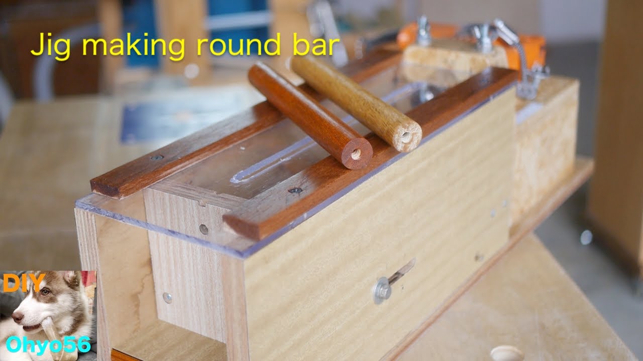 Jig for making round bar