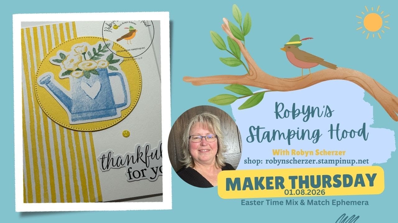 Stampin' Up! Easter Time Mix & Match Ephermera-Maker Thursday 01.08.2026