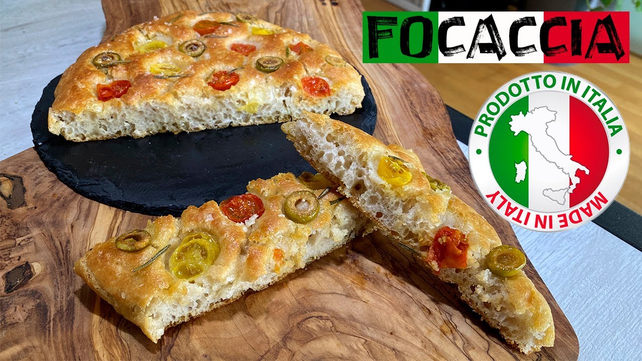 FOCACCIA ITALIANA PERFECTA | Pan italiano muy fácil y sin amasar!!!