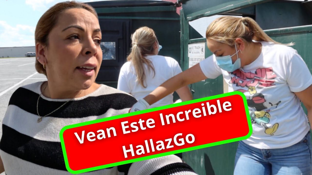 Vean Este Super Dumpster en La Basura que Tiran Las Tiendas en USA😱😳🇺🇸#NoemyBLaSalvadoreña