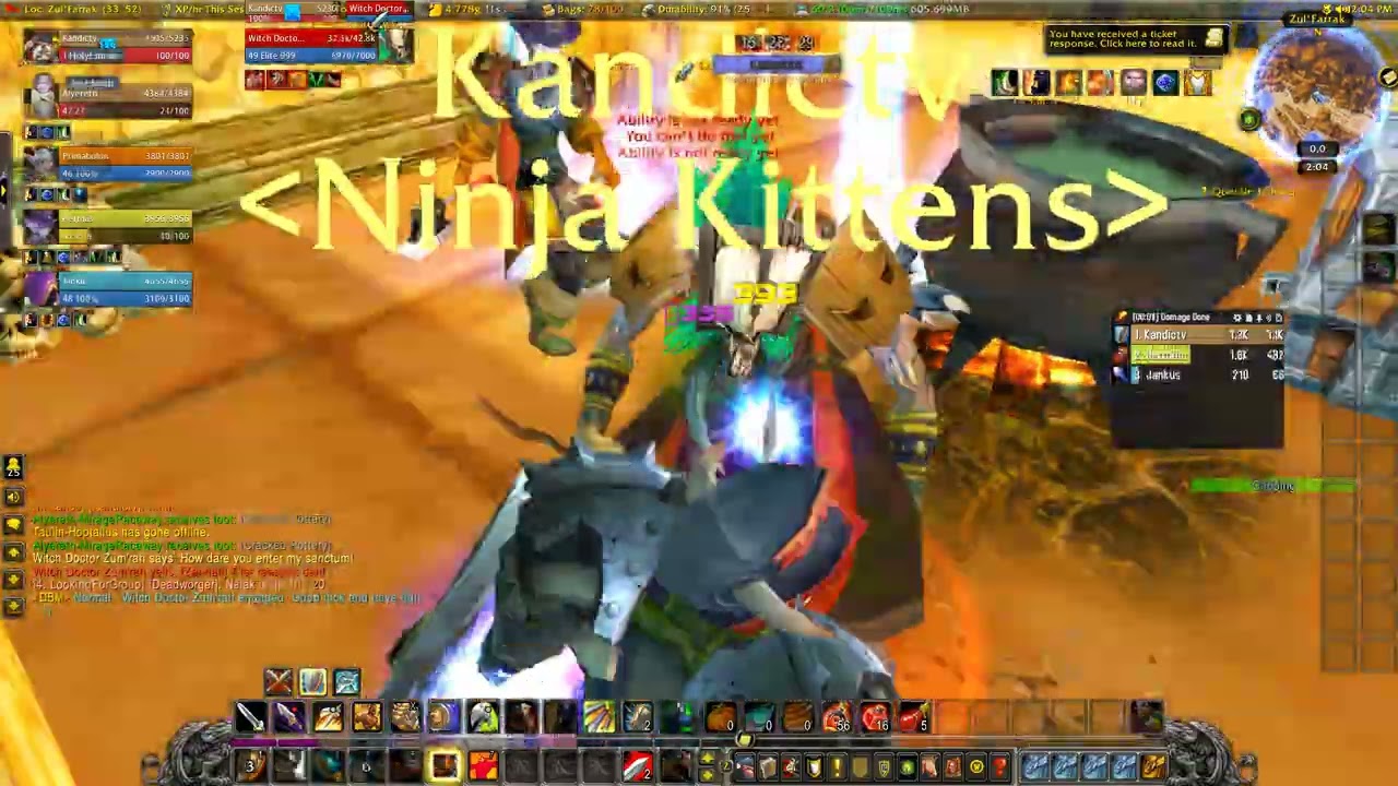 MOP - Level 48-49 - Tanking Zul'Farrak