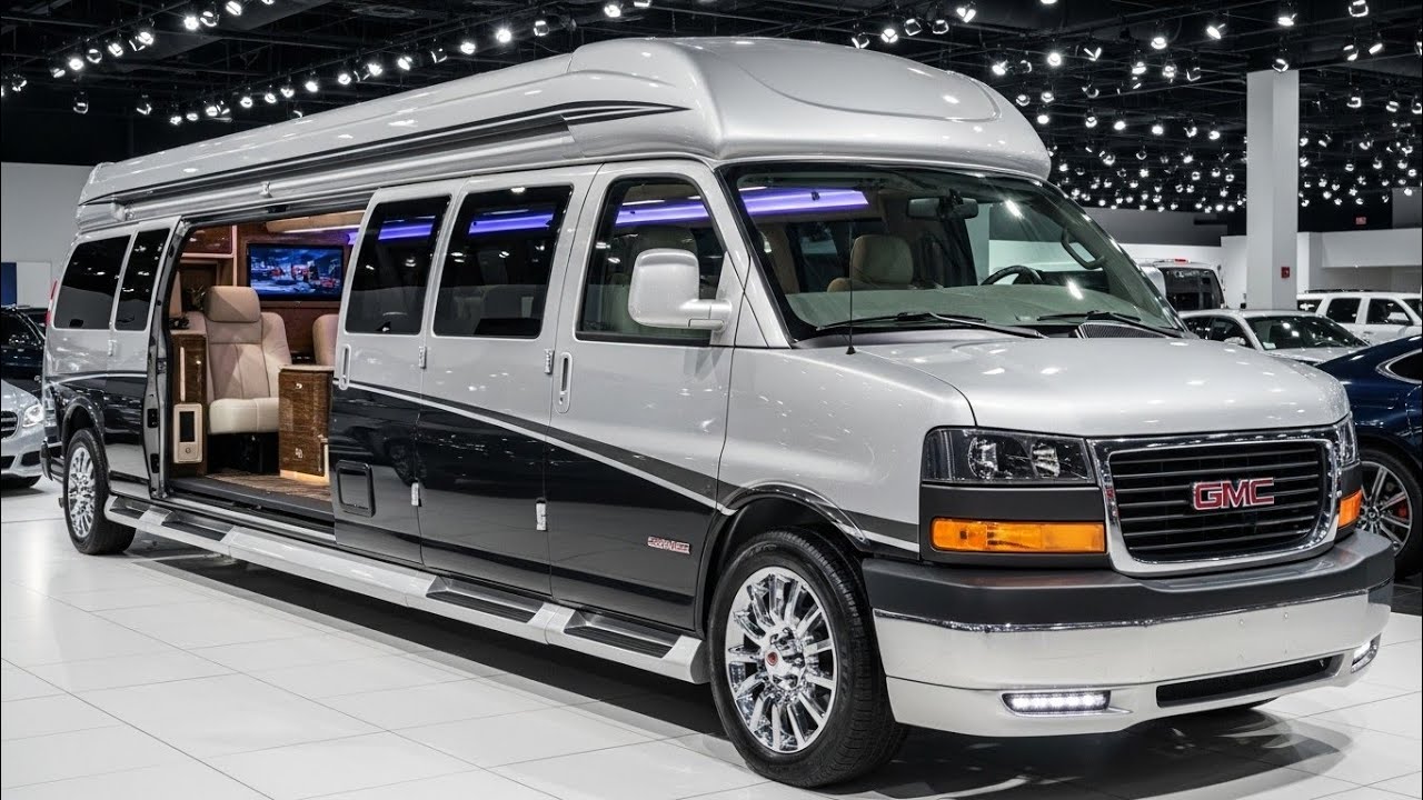 2026 GMC Savana Limo Camper 🚐 Luxury Van That Feels Like a Rolling Hotel