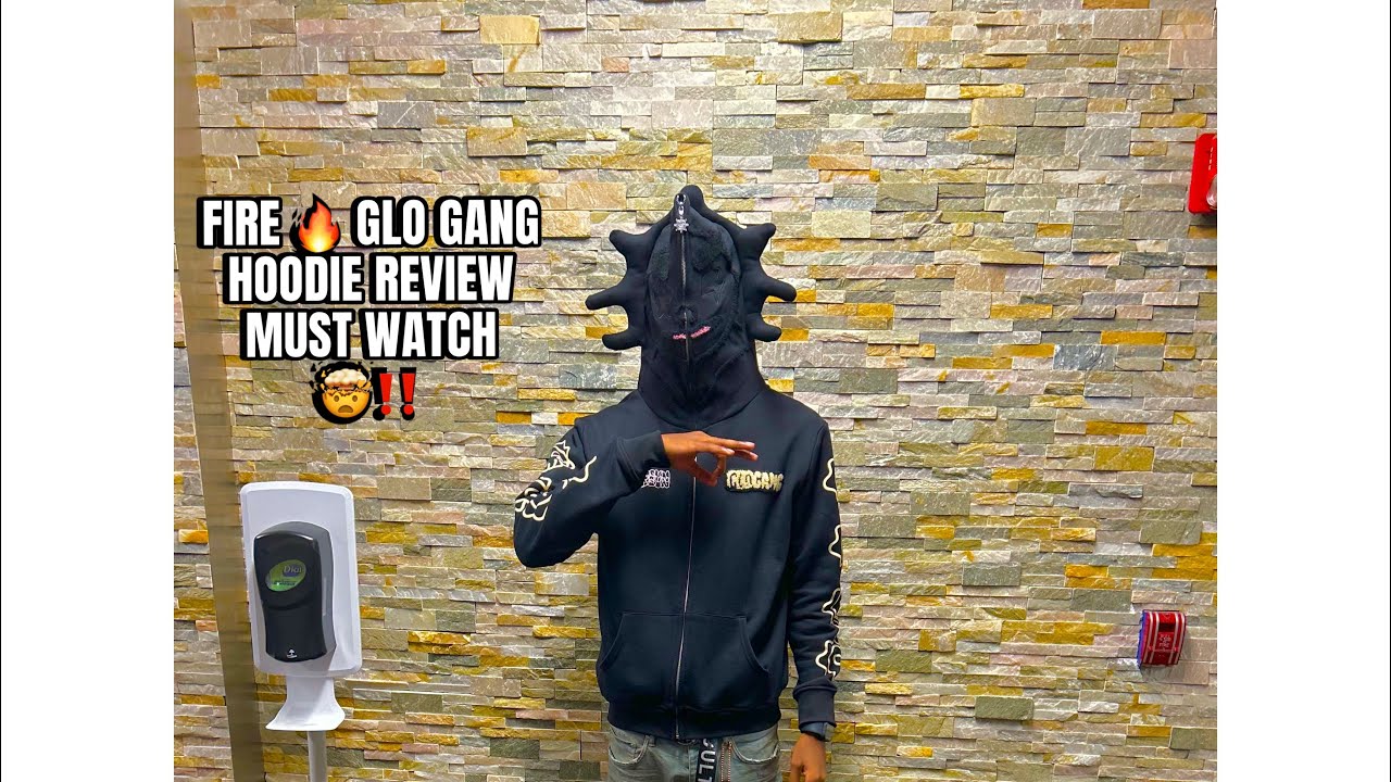 #unboxing a Glo Gang full zip hoodie + Try on🔥 & review📦