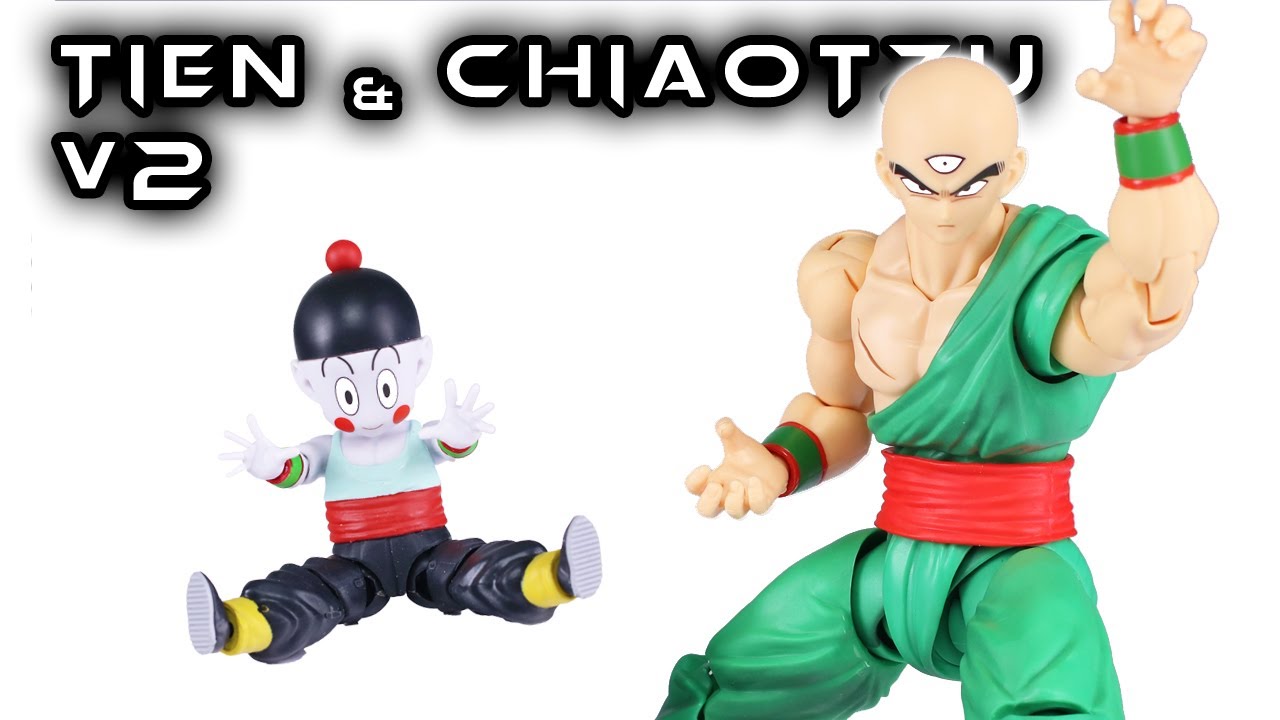 S.H. Figuarts TIEN & CHIAOTZU (TENSHINHAN & CHAOZ) Dragon Ball Z Exclusive Action Figure Review