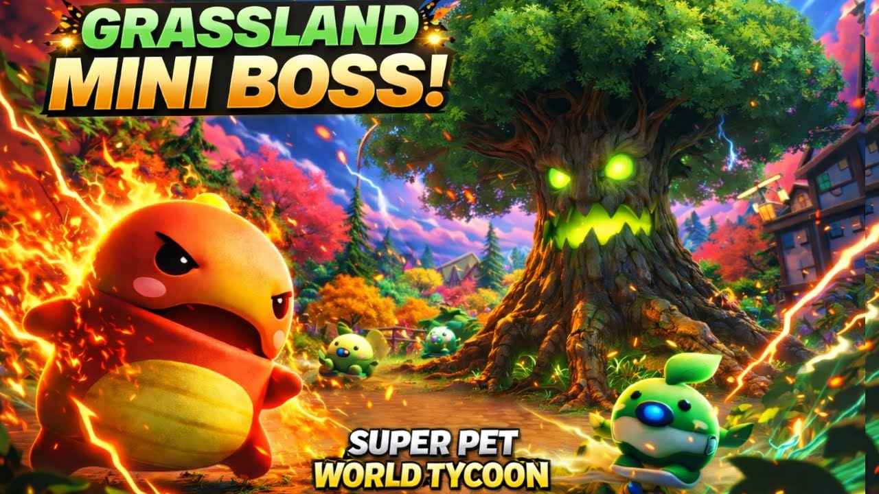 Fortnite Super Pet World Tycoon RPG – Grassland Mini Boss Guide