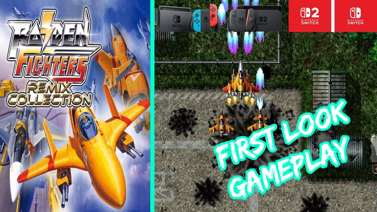 Raiden Fighters Remix Collection &ndash; Nintendo Switch / Switch 2 Gameplay