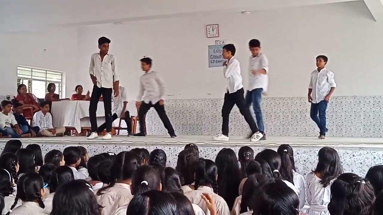 DAV PUBLIC SCHOOL HFC BARAUNI (Boys group dance on Patriotic song)