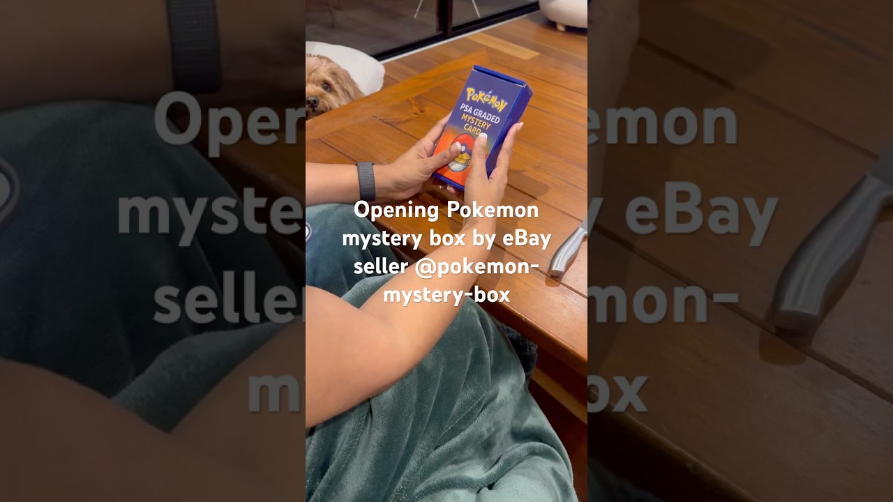 Opening Pokemon mystery box by eBay seller @pokemon-mystery-box and I pulled a Charizard psa 9