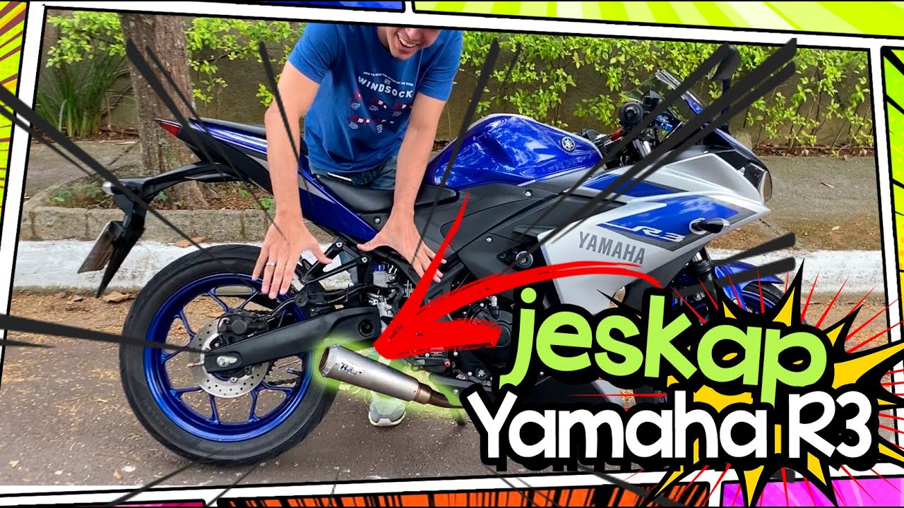 YAMAHA R3 com JESKAP GP-R Full (Edição R3 Cup)