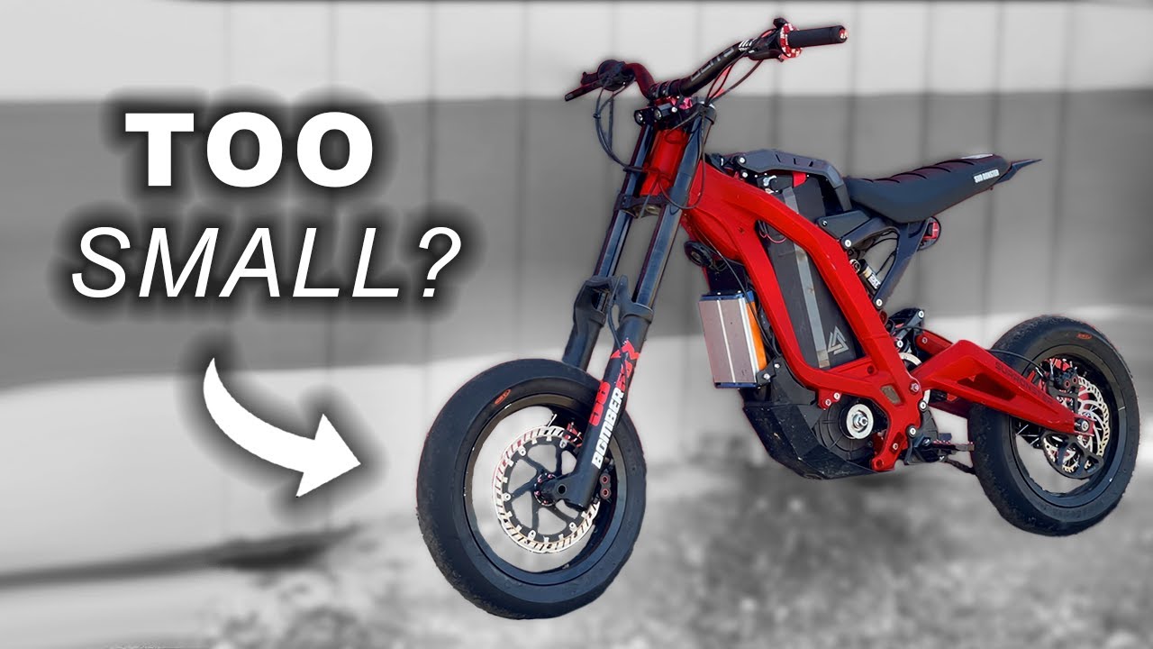 72v Surron с колесами MINI SUPERMOTO!
