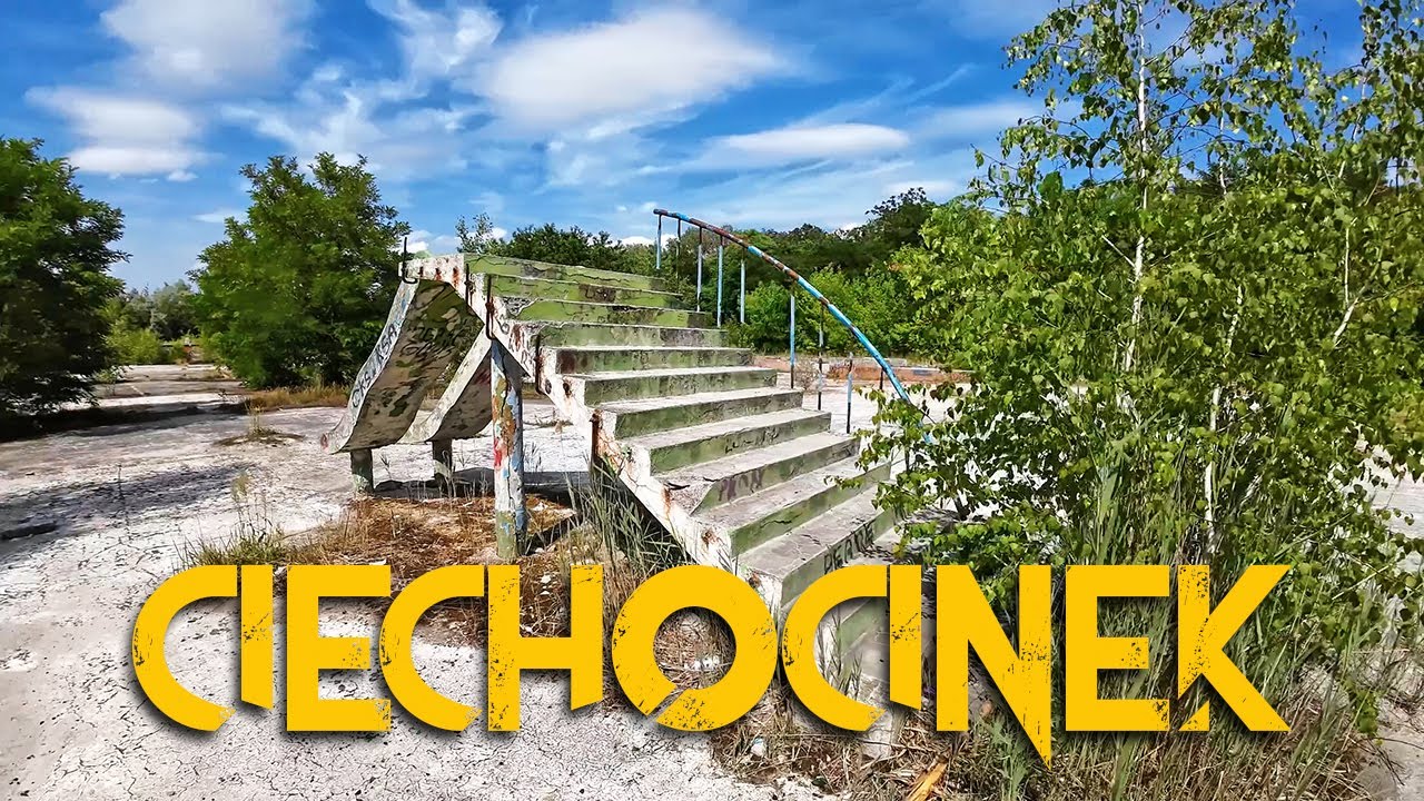 CIECHOCINEK - Fontanna Grzybek - Tężnie solankowe - Fontanna Jaś i Małgosia - Zegar kwiatowy