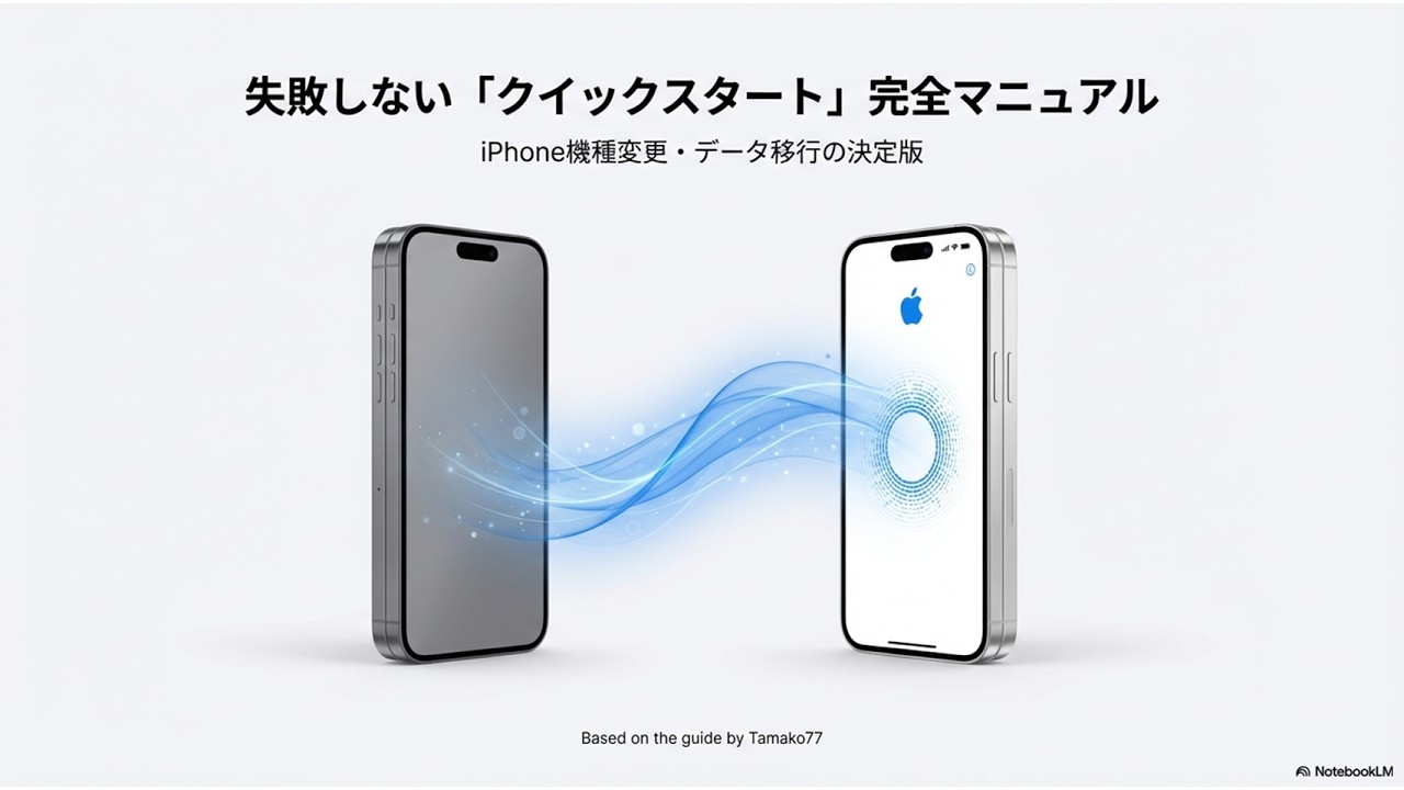iPhoneの機種変更とデータ移行の完全ガイドV1
