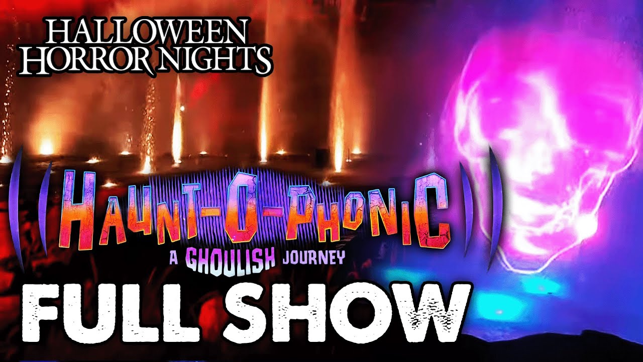 Haunt-o-Phonic: A Ghoulish Journey Lagoon Show at HHN 2025