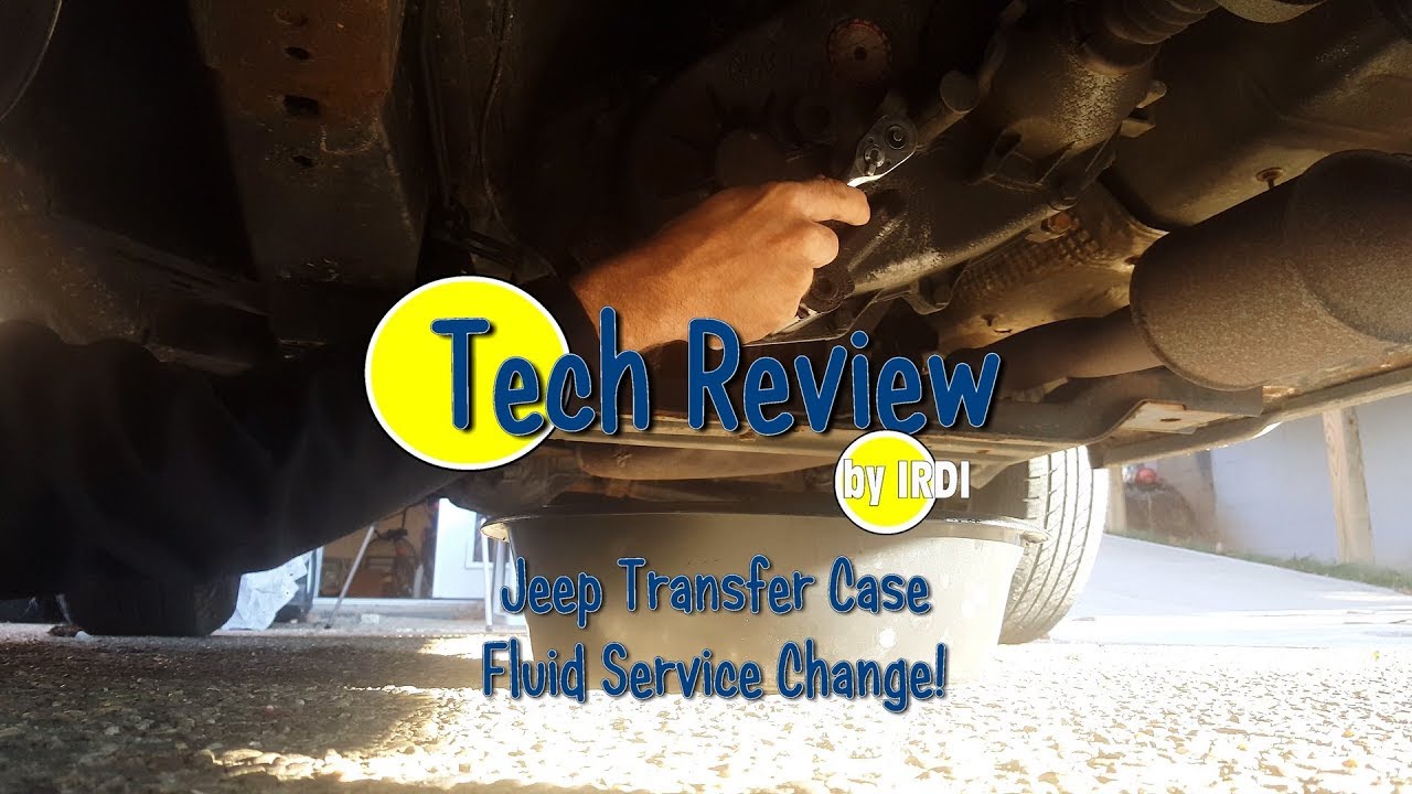 Jeep Grand Cherokee Transfer Case Fluid Service
