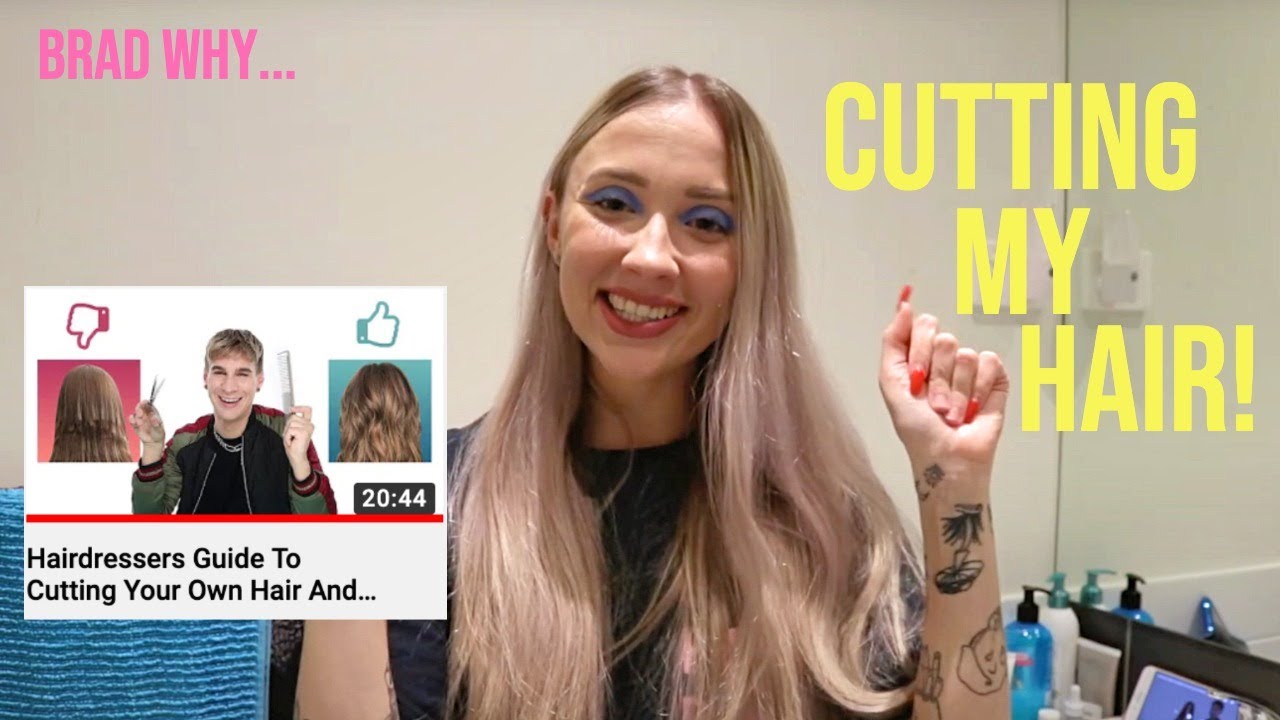 FOLLOWING BRAD MONDO'S HAIRCUTTING TUTORIAL!