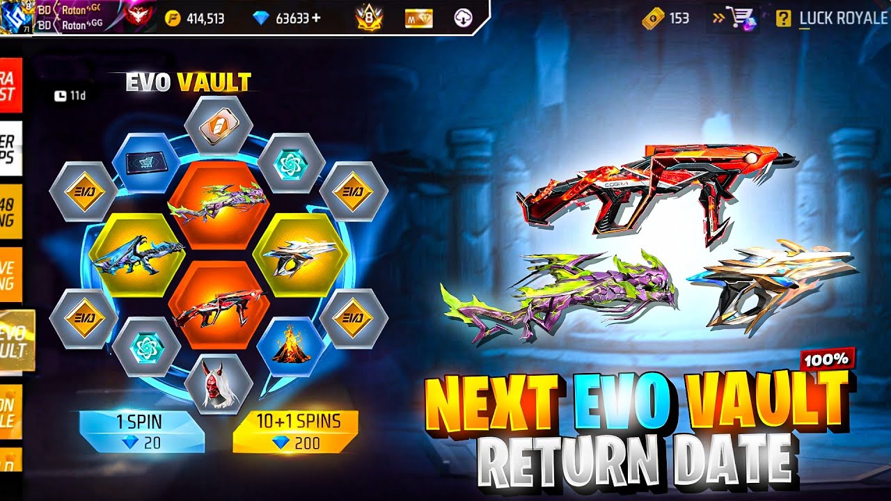 Next Evo Vault Event August Month💯 আসছে 😍 | Ff New Event Bd Server | Free Fire New Event