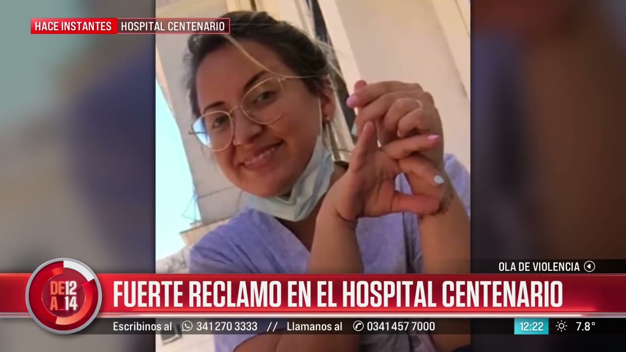 Fuerte reclamo en el Hospital Centenario por el asesinato de Joana Belén Ortolán