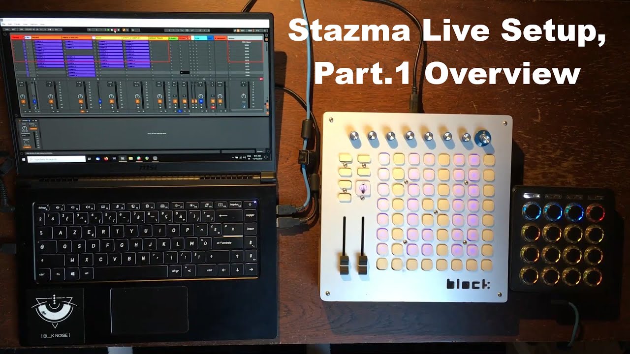 Stazma Live Setup, Part.1 Overview: Stazma Ableton Tips and Tricks
