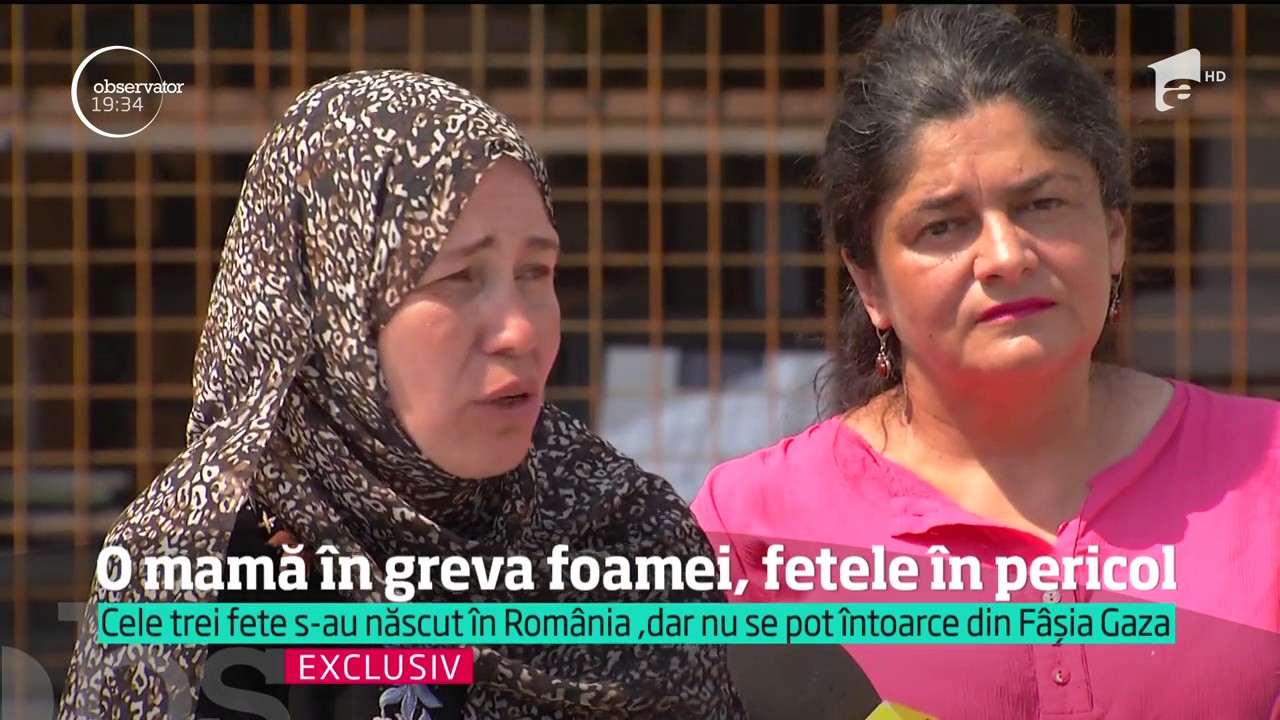 O mamă disperată face greva foamei în centrul Bucureştiului
