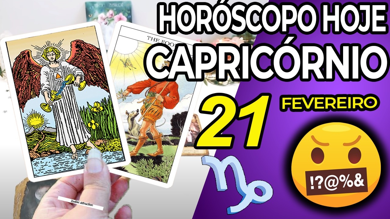 🆘URGENTE🆗QUE SURPRESA VOCÊ VAI TER🤬 Capricórnio ♑ 21 Fevereiro 2026 | Horoscopo do dia de hoje ♑