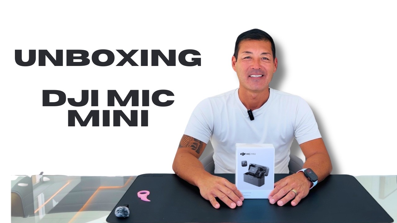 DJI Mic Mini Vale a Pena? Teste REAL vs Microfone Genérico! (Unboxing + Comparação)