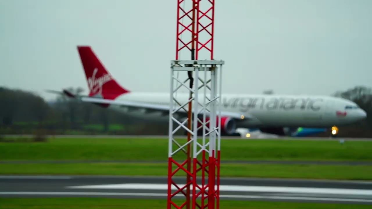 Virgin Atlantic Departure from Manchester Airport #aviation #planespotting