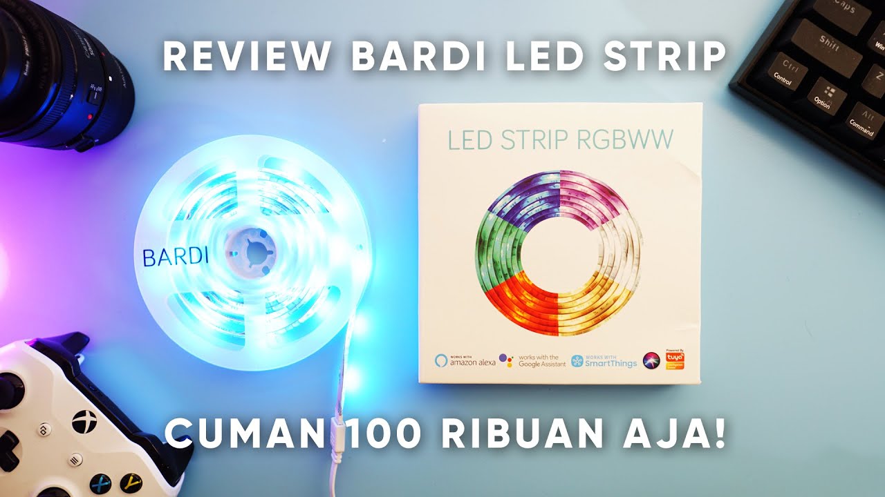 LED Strip RGB Keren Cuman 100Ribuan Aja! Review BARDI Smart LED Strip