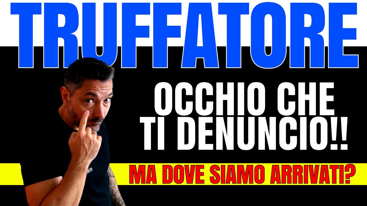 &Egrave; SUCCESSO QUALCOSA DI GRAVE! Occhio che ti denuncio! 😡🚨⚡🚓