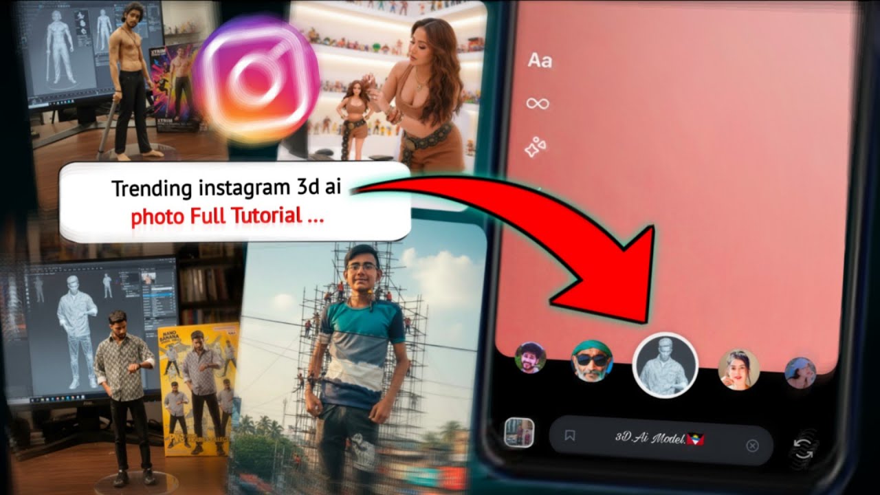 3d ai figure photo editing tutorial in google gemini | Trending Instagram 3d Ai Photo Editing | ai 