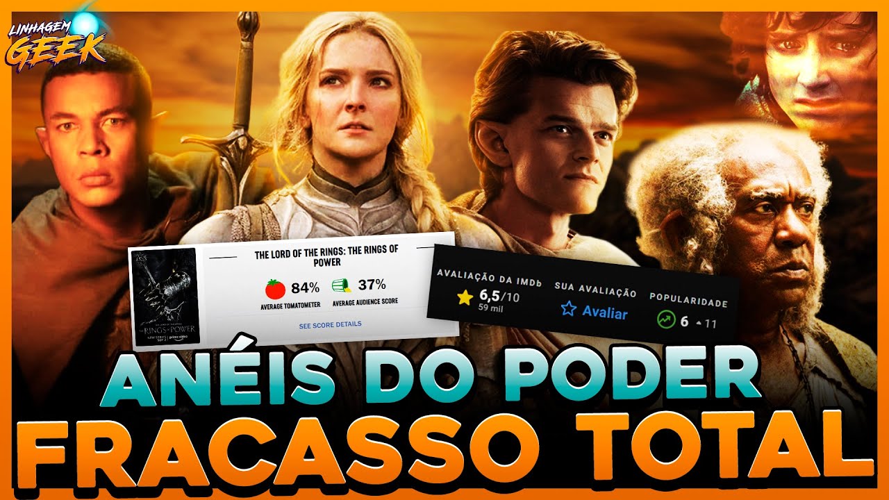 TOLKIEN CHORA! ANÉIS DO PODER TOMA PAU DO PÚBLICO - RESENHA EP 1 E 2