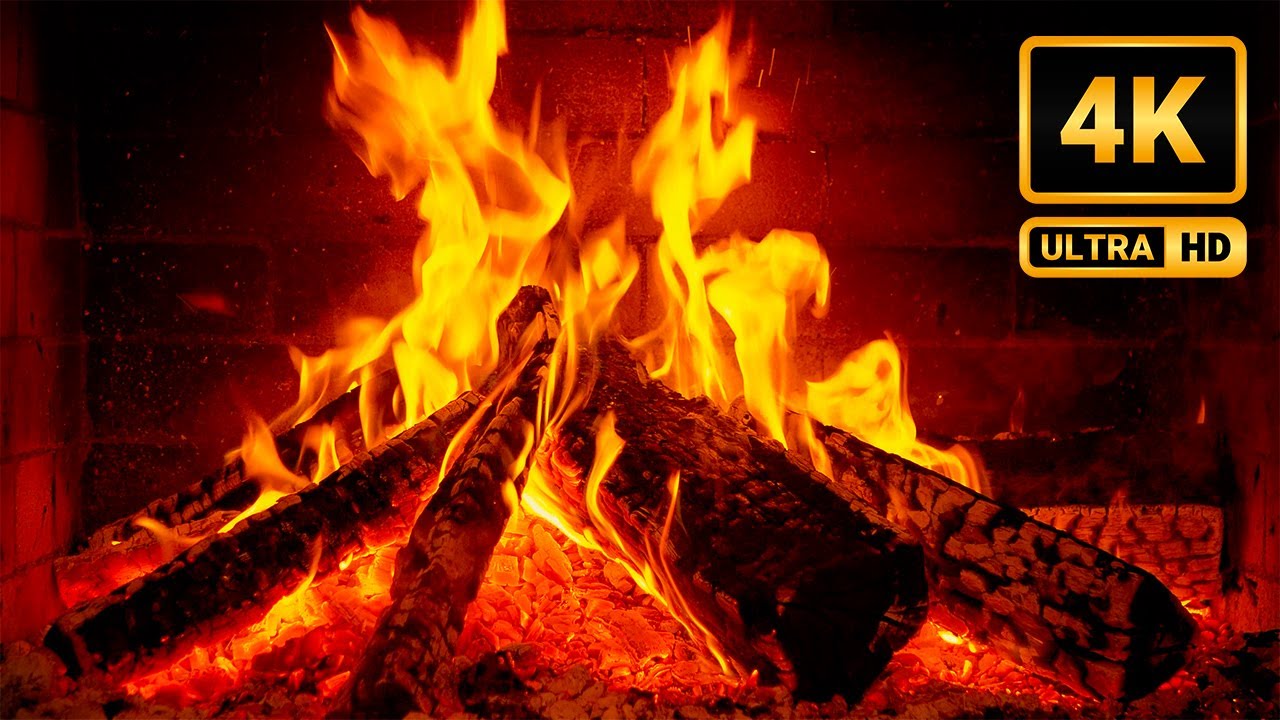 Smooth Christmas Jazz & Fireplace Ambience 🎄 Crackling Fire for Holiday Relaxation & Better Sleep
