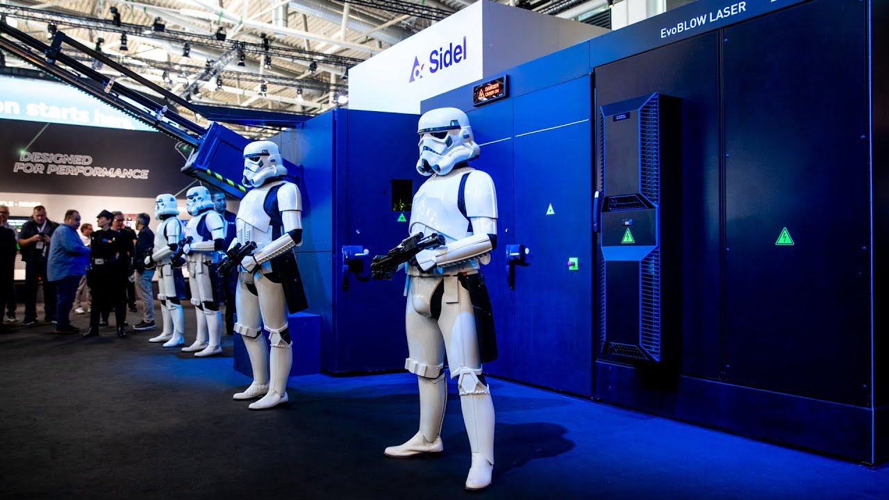 Laser in Action at Sidel booth - Drinktec 2025