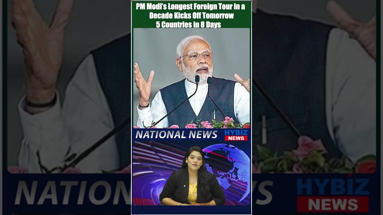 PM Modi Begins Longest Foreign Tour