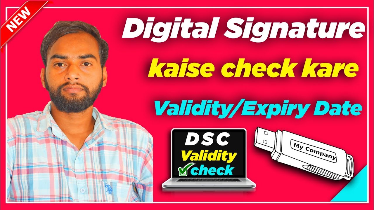 How to Check Digital Signature | How to Check DSC Validity and Expiry Date | #Dscvalidity