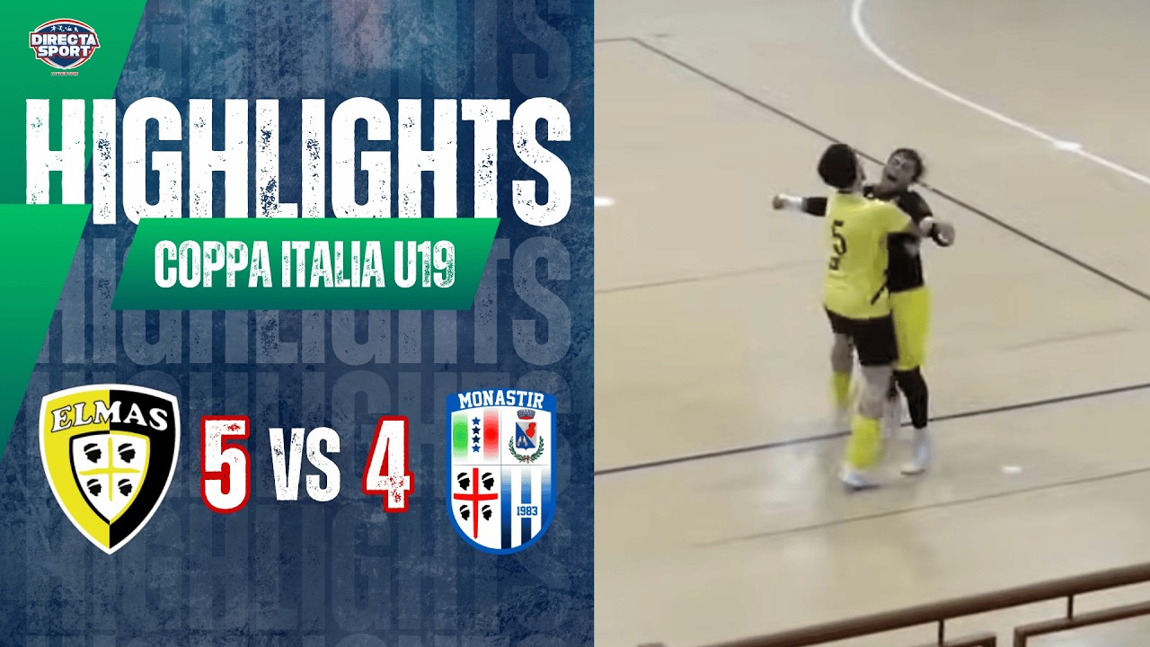 Futsal Coppa Italia U19 Sedicesimi di Finale - Elmas C5-Monastir 1983 5-4 (Highlights)