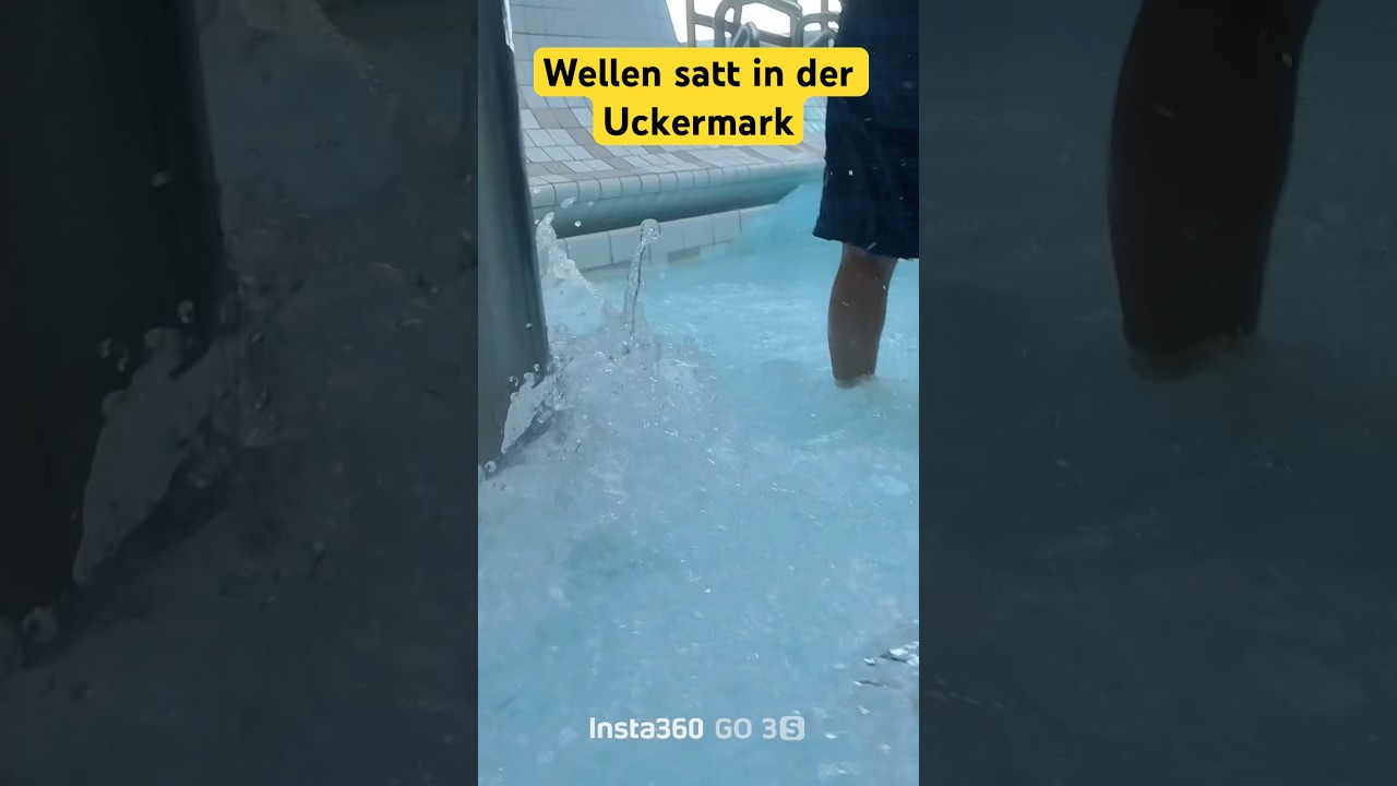 Wellenbad in Templin - ohne Angela Merkel.