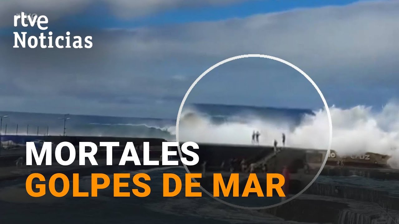 TENERIFE: TRES MUERTOS y QUINCE HERIDOS tras ser ARRASTRADOS por las OLAS | RTVE Noticias
