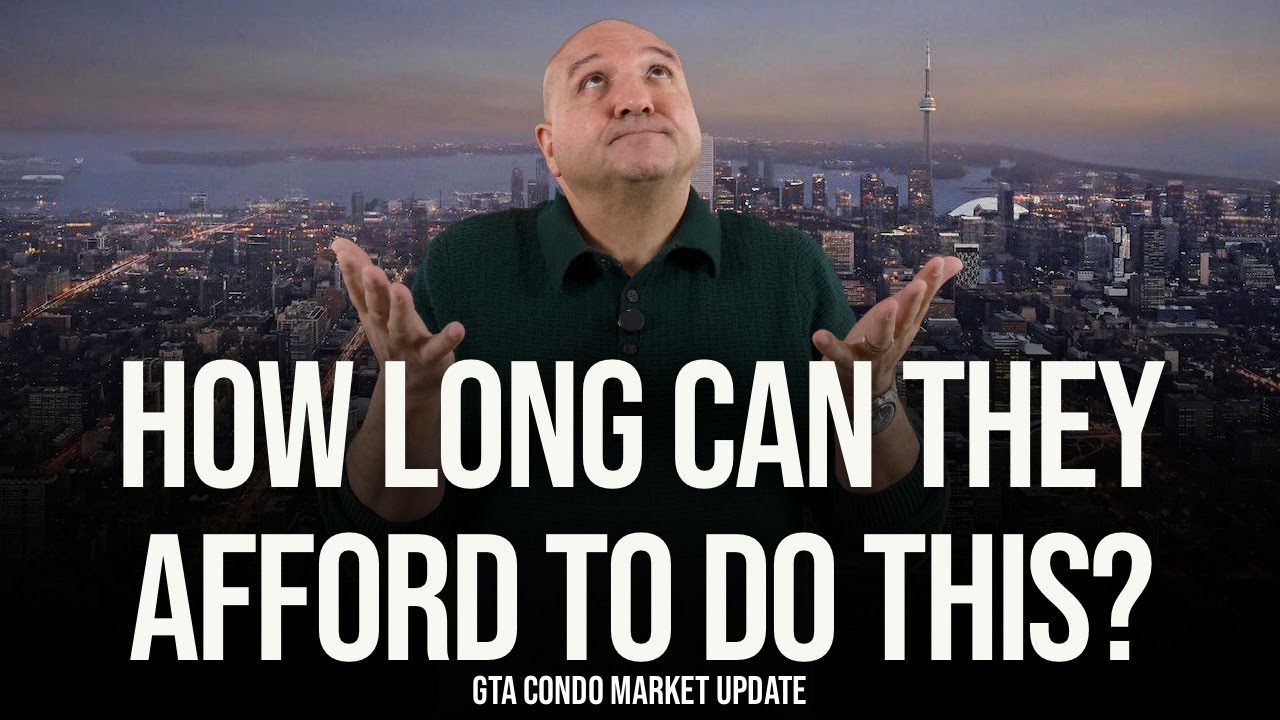 How Long Can They Afford To Do This? (GTA Condo Real Estate Market Update)