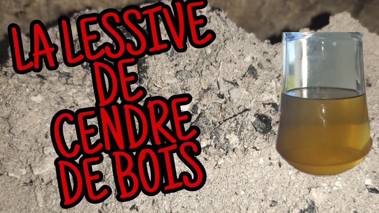 JE TEST LA LESSIVE DE CENDRE