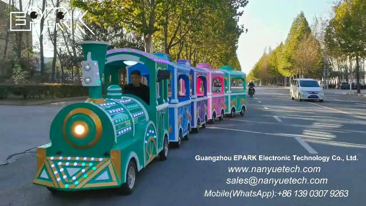 EPARK  Fun electric shopping mall park, amusement park trackless tourist train