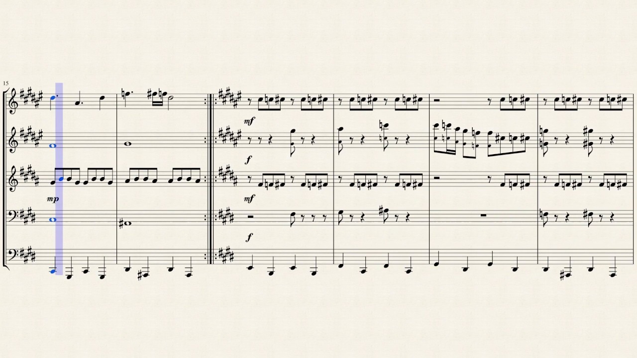 The World Revolving - Deltarune - Brass Quintet