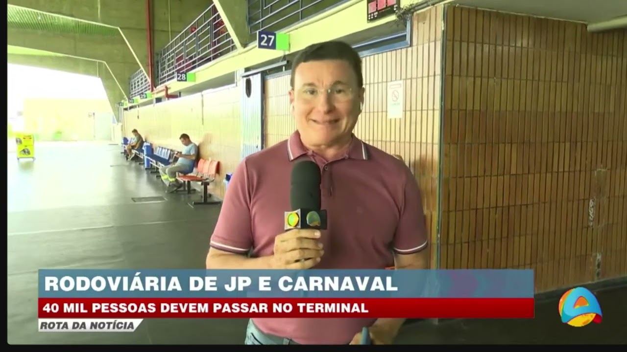 Rota da Notícia - Carnaval: 40 mil devem passar pela Rodoviária de João Pessoa