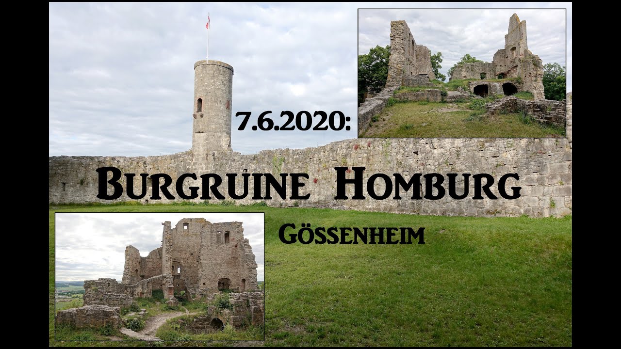 7.6.2020: Burgruine Homburg - G&ouml;ssenheim, Deutschland